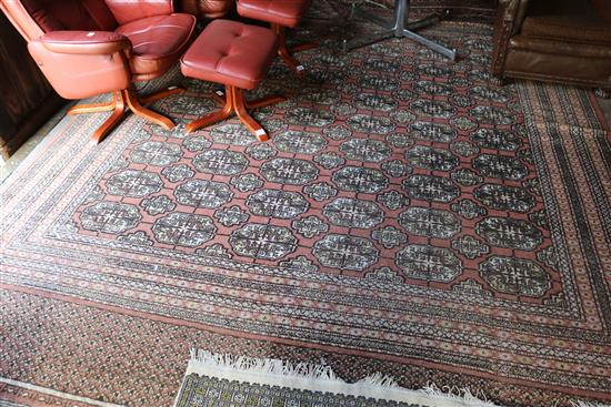 Bokhara pattern carpet
